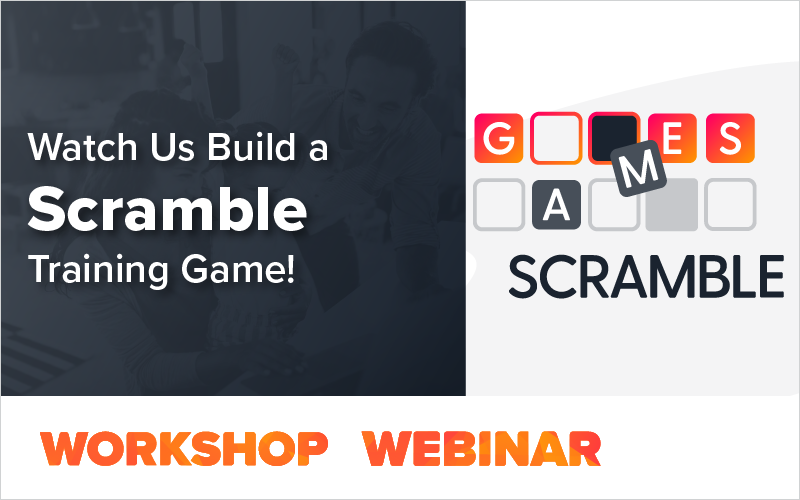 Game Building Webinar – Scramble